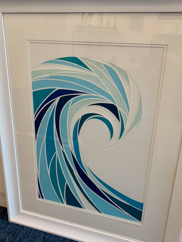 - a , Paper Sculpture by Debs Martin, measuring 57 x 40 cm (H x W) framed at 81 x 64 cm £395